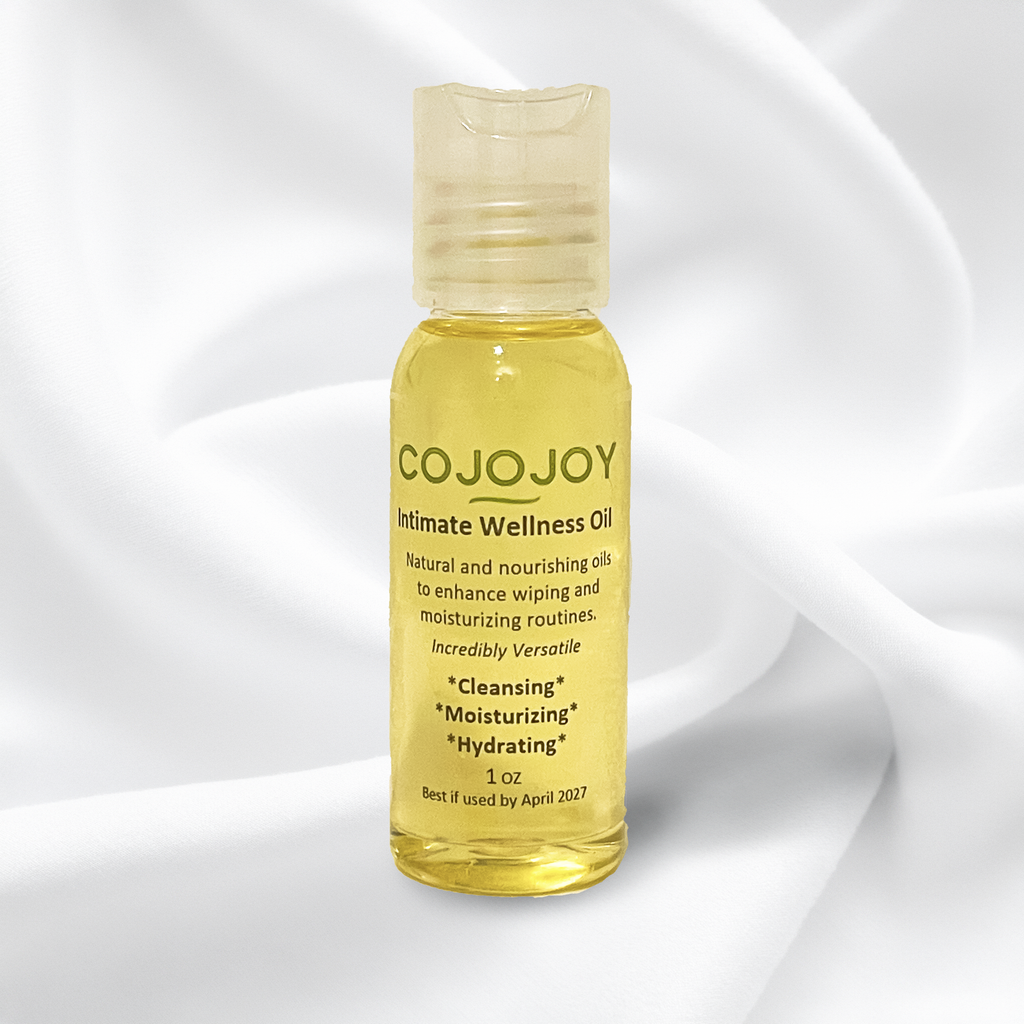 CoJoJoy 1oz Pocket Companion | Premium Toilet Paper Oil & Flushable Wipe Alternative